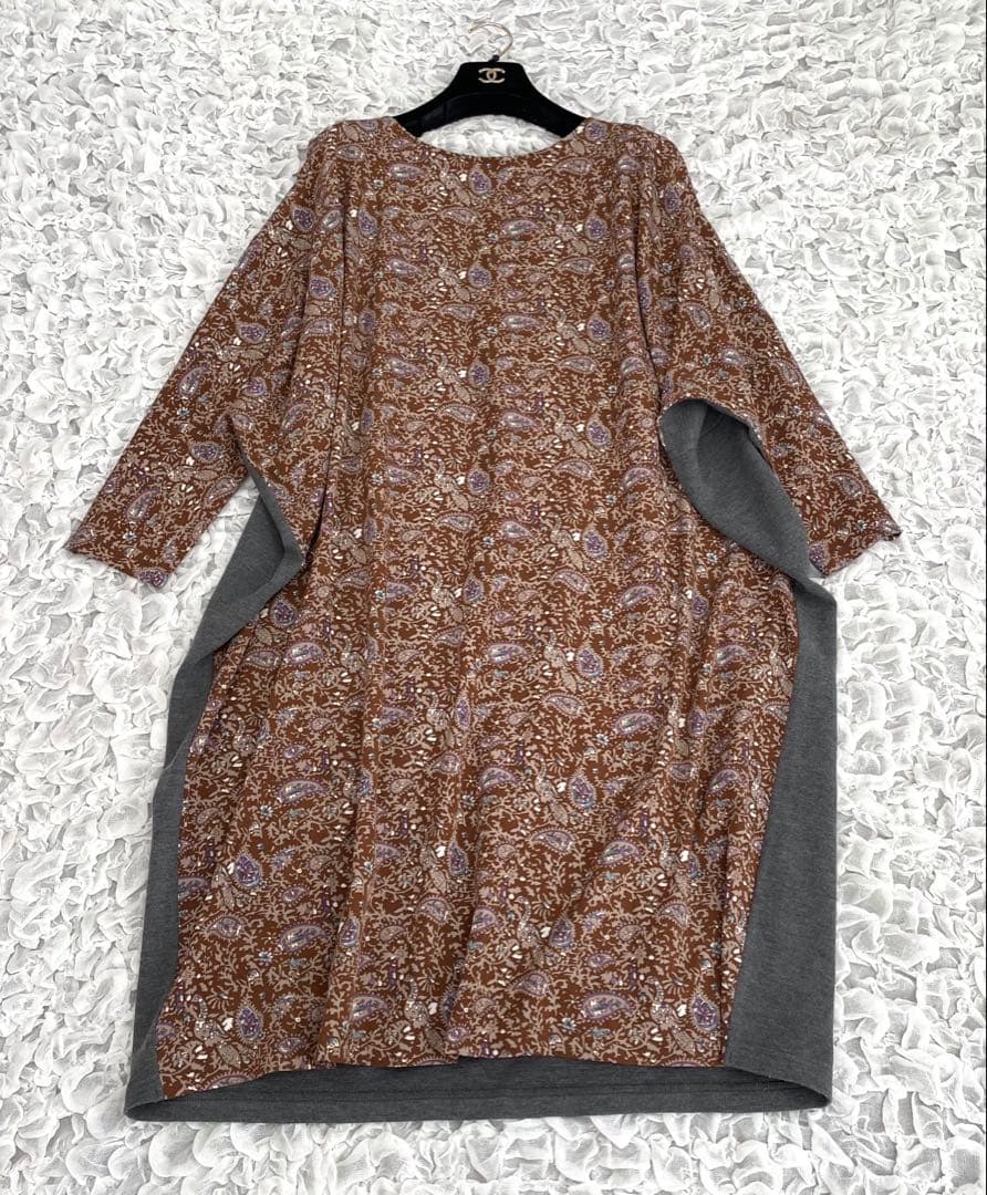 ビアズリー　ペイズリーマルワンピース　定価16500円