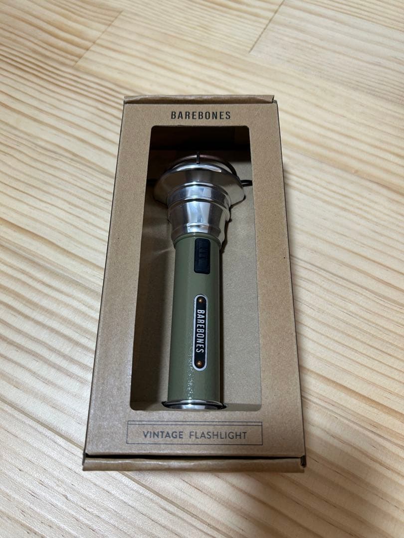 BAREBONES VINTAGE FLASHLIGHT オリーブ 2個セット