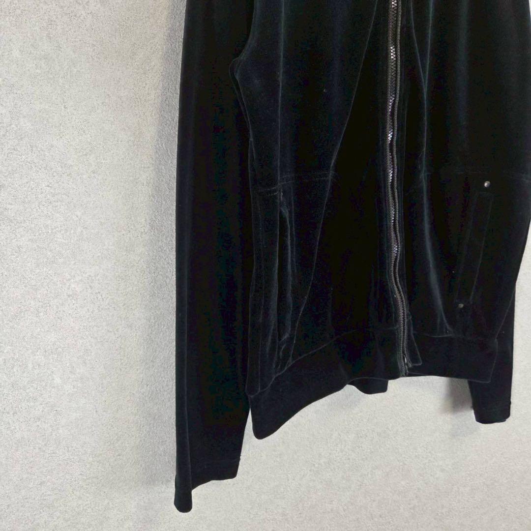 希少 美品 MALE & CO. ベロア ファー ライダース ジャケット