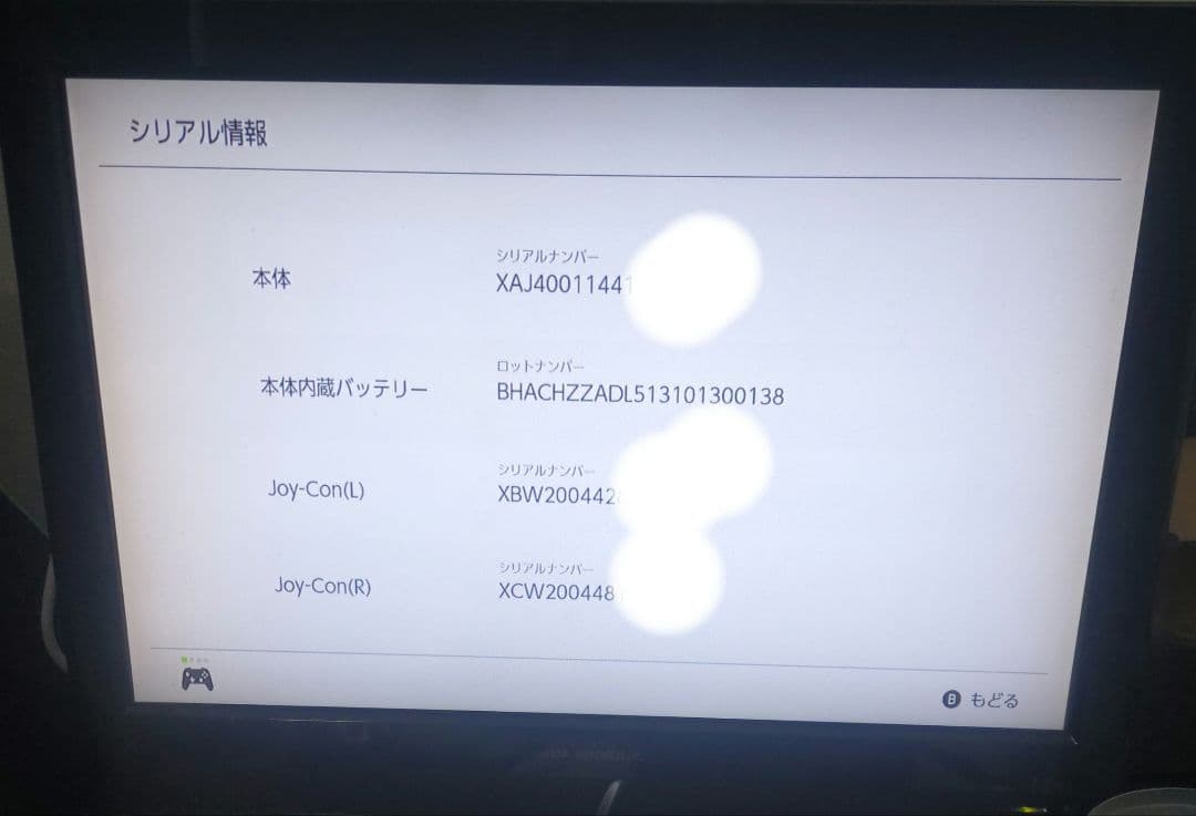 【ジャンク扱い品】Nintendo Switch 本体 未対策機