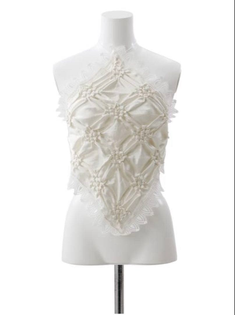 CreateClair ビスチェ SMOCKING VEILL BUSTIER