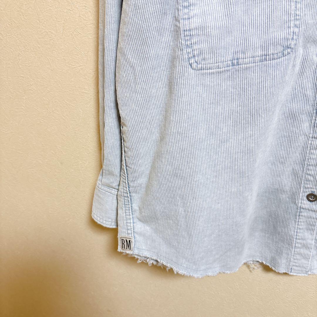 美品 NOLLEY'S RM denim 硫化染コーデュロイシャツジャケット