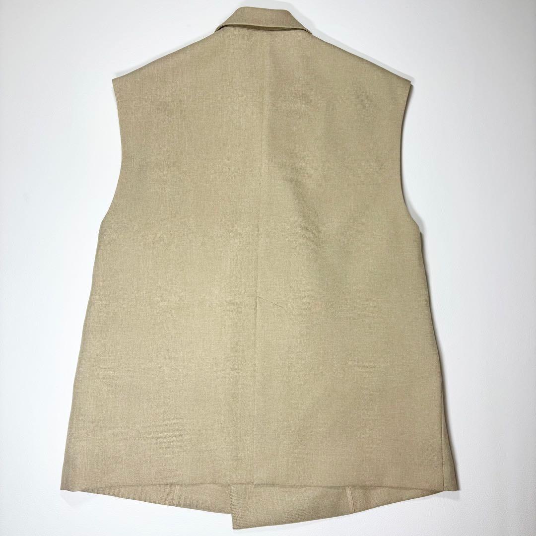 Spick&Span メランジダブルブレストジレ 38 しつけ糸あり 洗えます