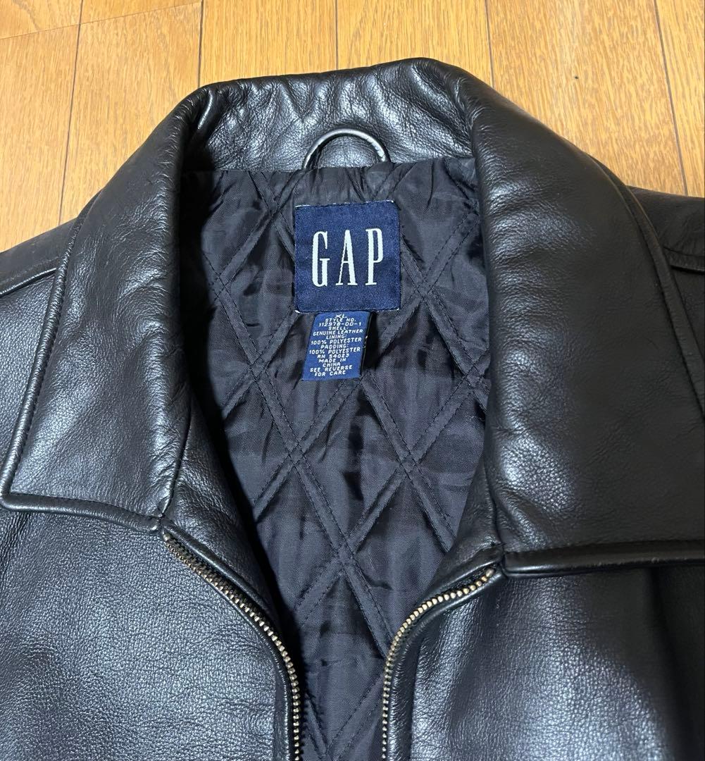 OLD GAP ブラックレザージャケット