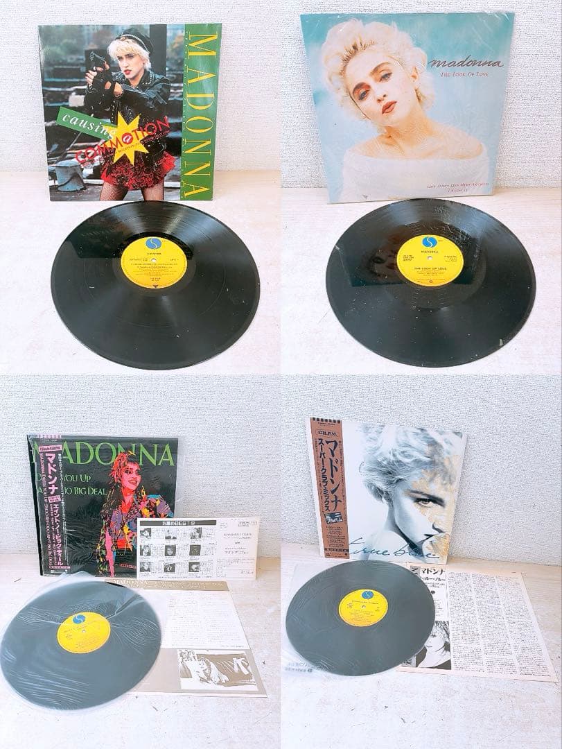 マドンナ レコード EP LP 16点まとめ 80's洋楽 ポップス レンタル落