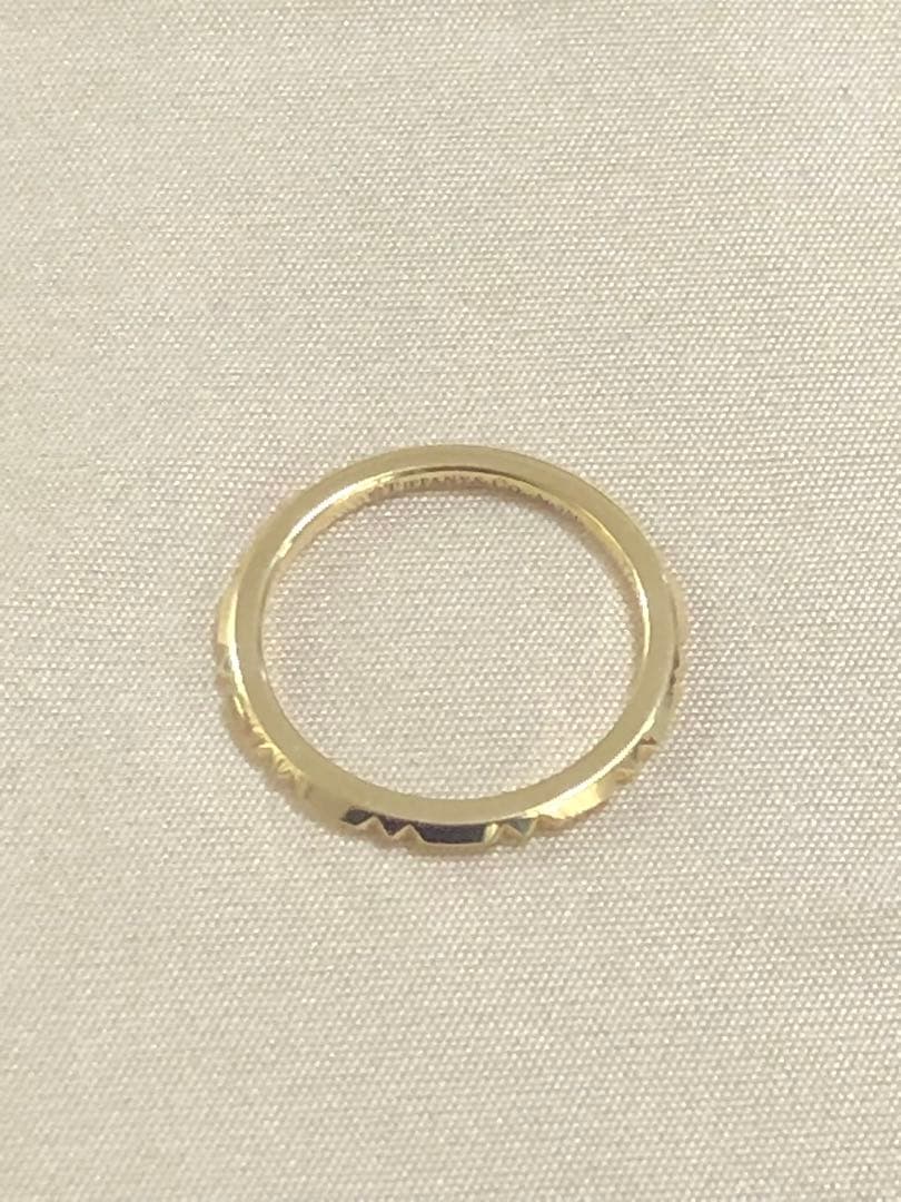 TIFFANY&CO. ティファニー　トゥルー　バンド　リング　K18YG