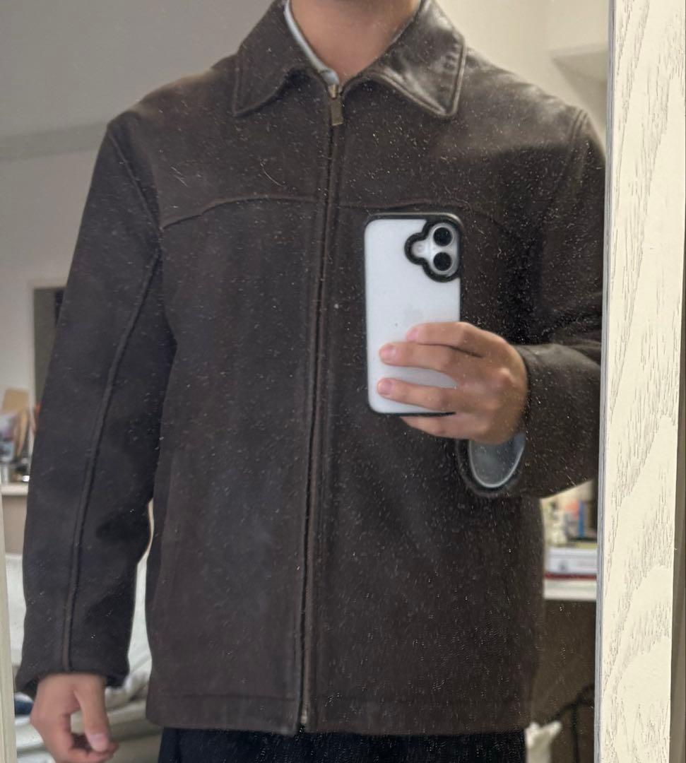 ゆ*め様 old　Eddie Bauer　本革　ブラウン　 レザージャケット　ビ