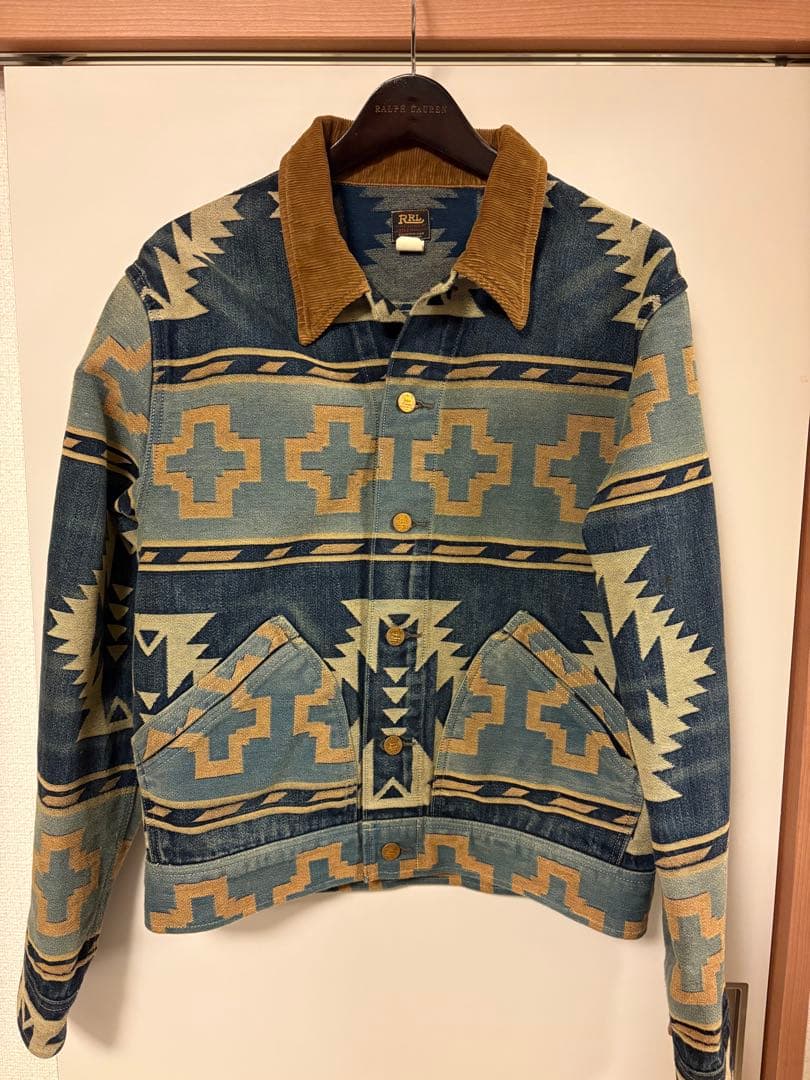 RRL ジャケット　ネイティブ柄　ジャガード