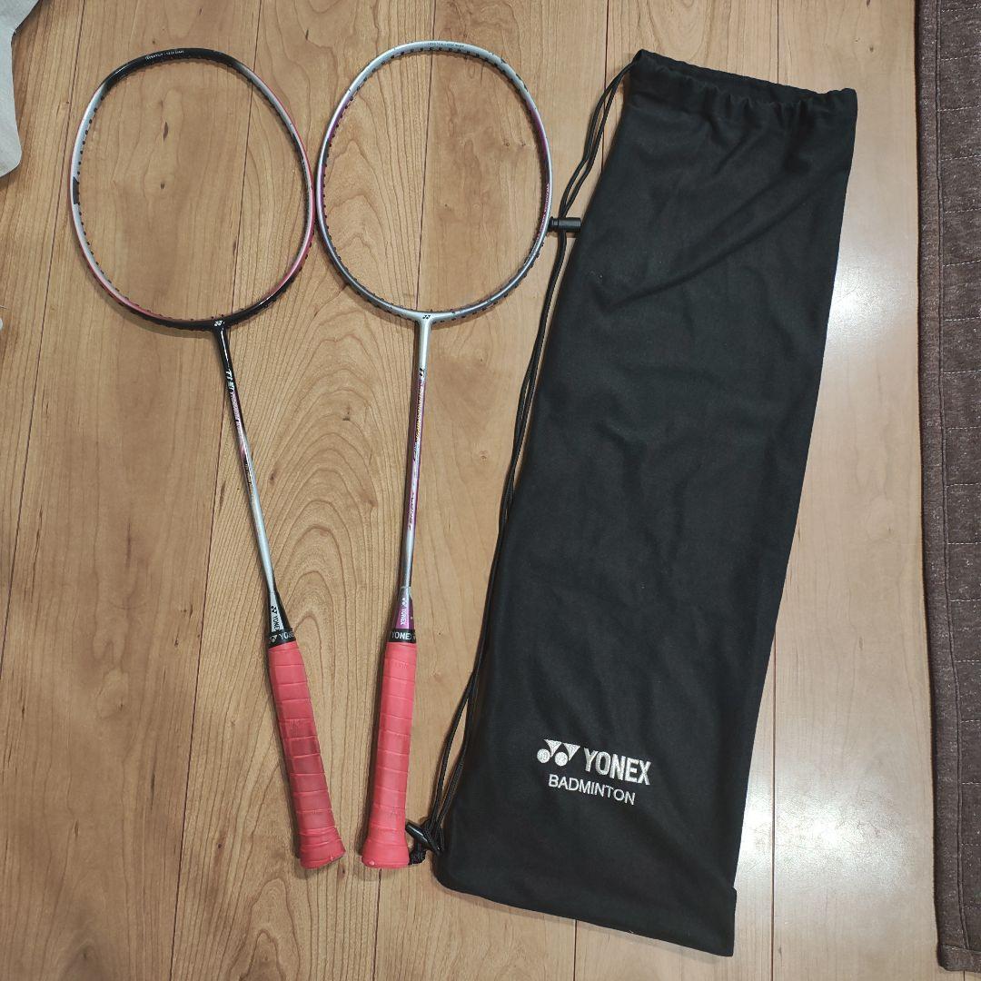 YONEX　Ti3　バドミントンラケット 2本 TITANIUM MESH