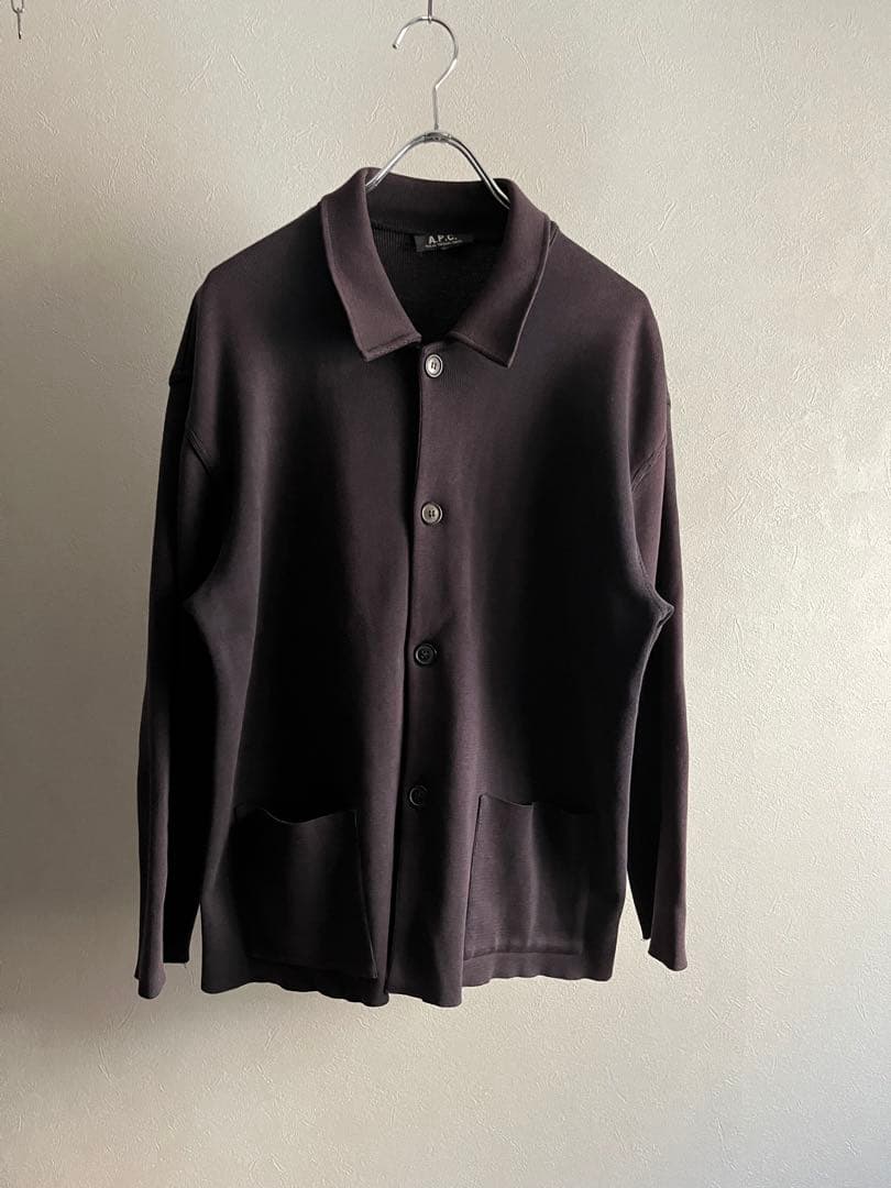 90s APC アーペーセー ニットジャケット カバーオール フェード