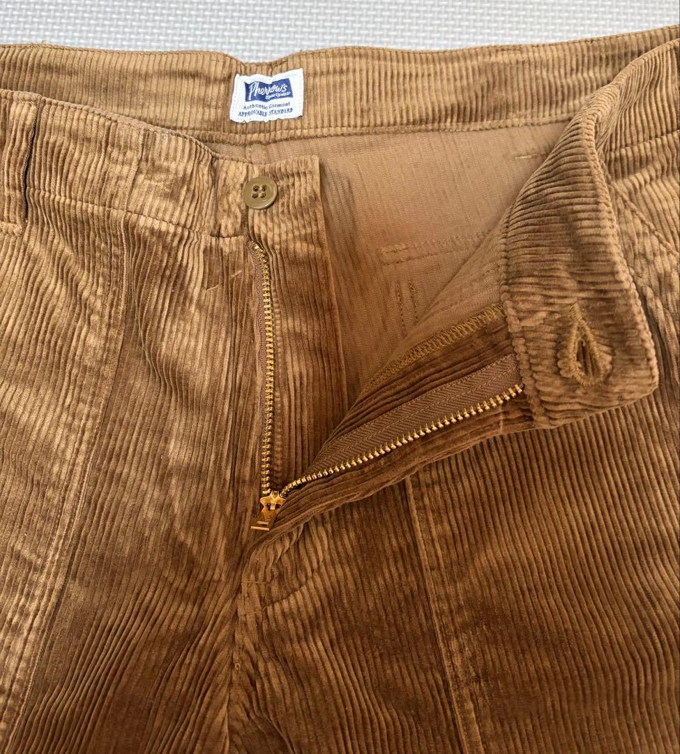 【美品】PHERROW'S コーデュロイ カーゴパンツ 36インチ フェローズ