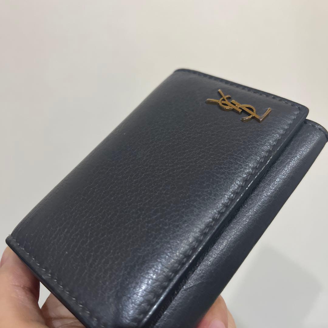 【YSL】レザー　キーケース