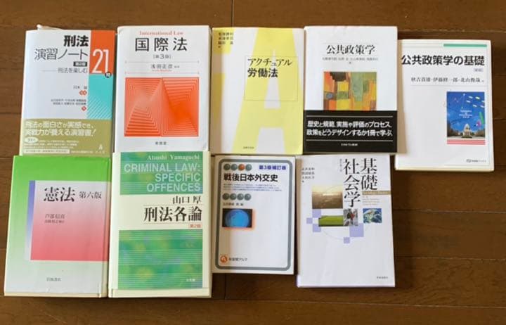 【バラ売り希望はコメントへ】法学部参考書(法律学、政治学、社会学、経済学など)