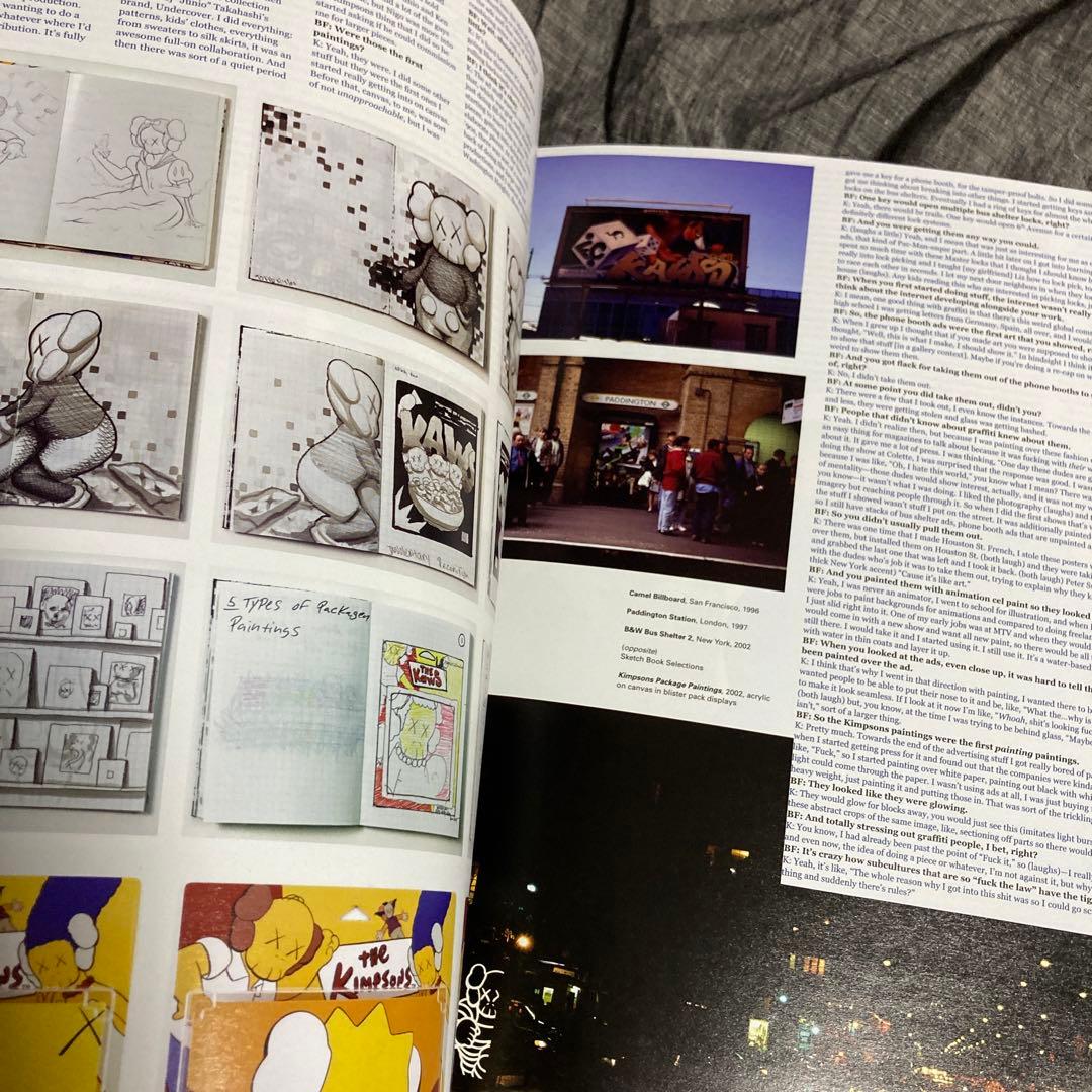 大型ANP QUARTERLY PRESSPOP GALLERY kaws表紙