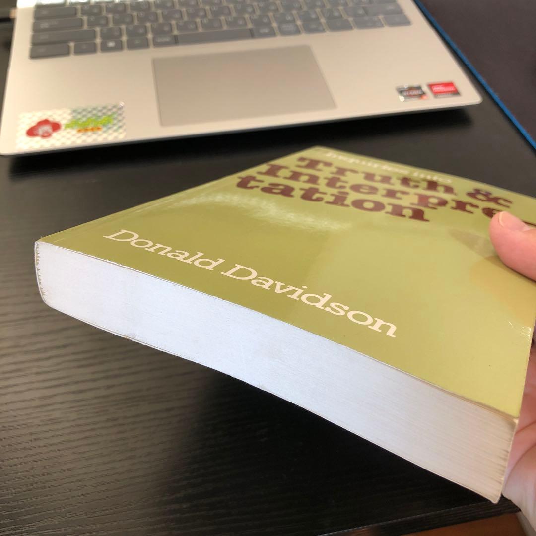 洋書 InquiriesintoTruthandInterpretation/Davi