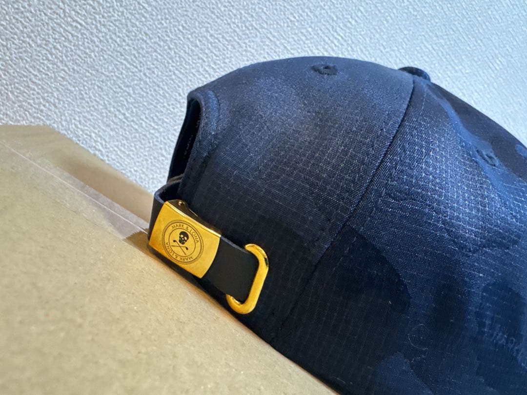 【MARK&LONA】Gauge Zip Cap★美品★ネイビー