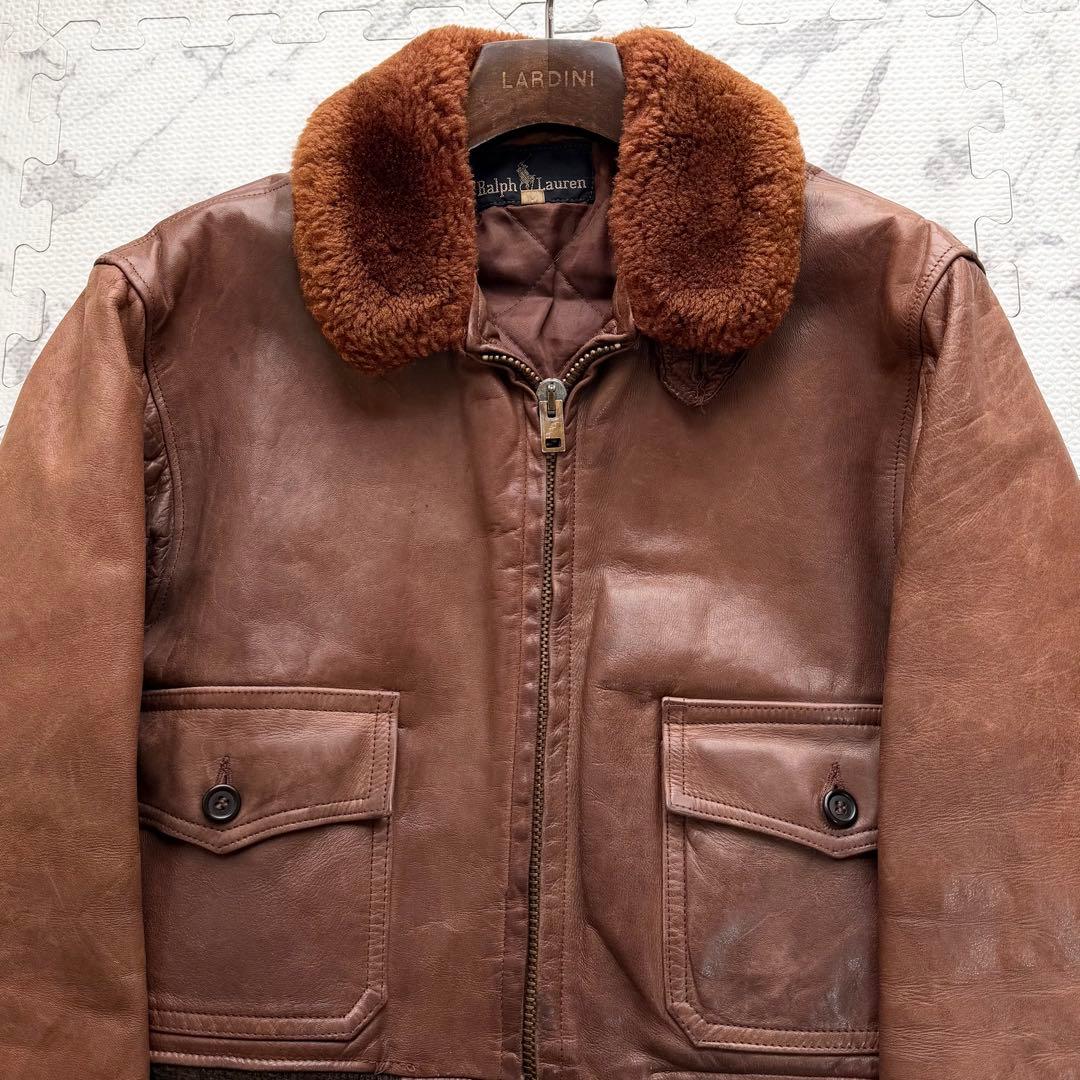 ジャケット・アウター Vintage Ralph Lauren G-1 Leather Jacket