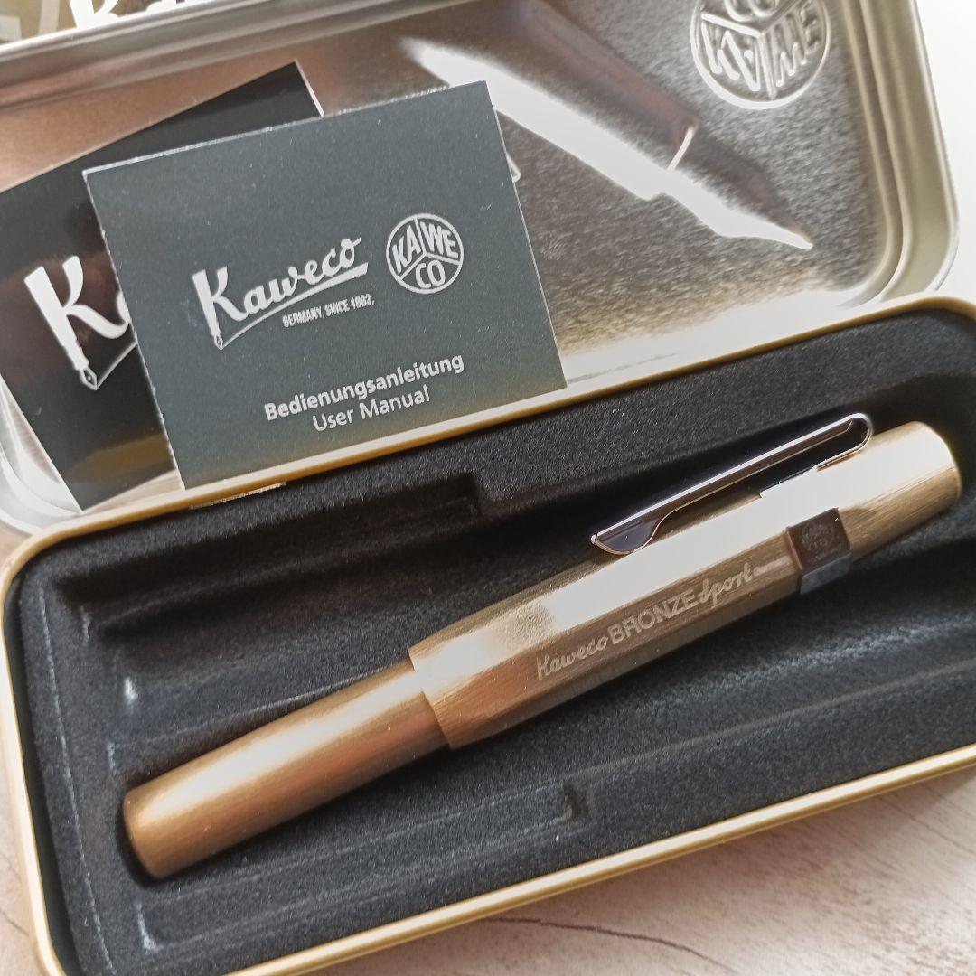 kaweco カヴェコ コレクション)限定品 万年筆 ブロンズスポーツ ペン先B