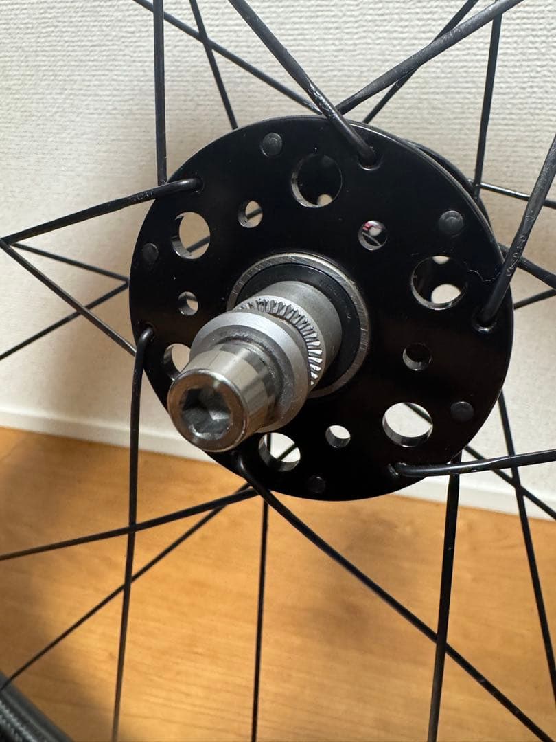 philwood protrackハブ　ディープカーボンホイール　前後セット