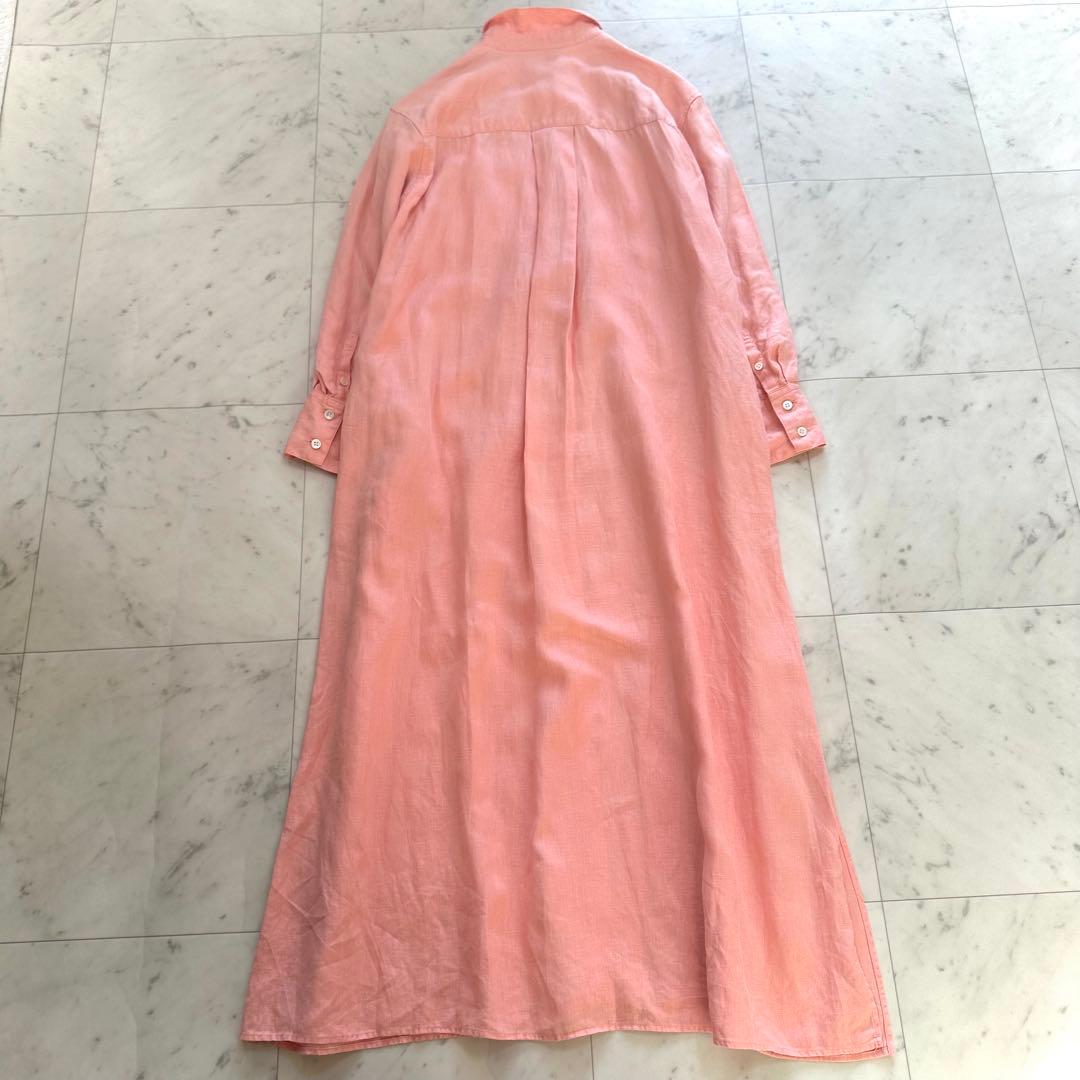 美品 定価3.4万円　ウィムガゼット ラミー リネンシャツワンピース 36