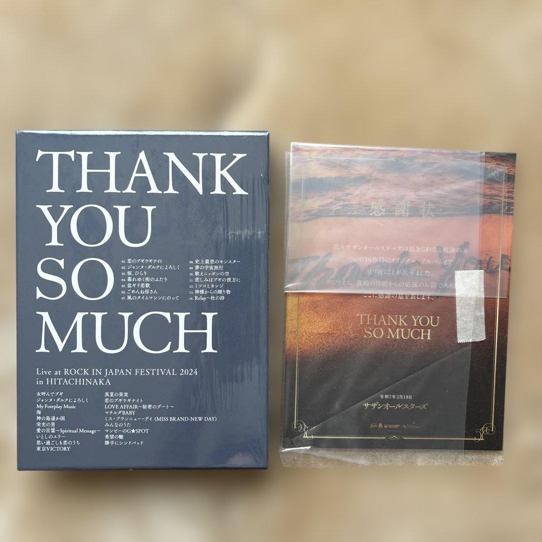 サザンオールスターズ THANK YOU SO MUCH（完全生産限定盤B)