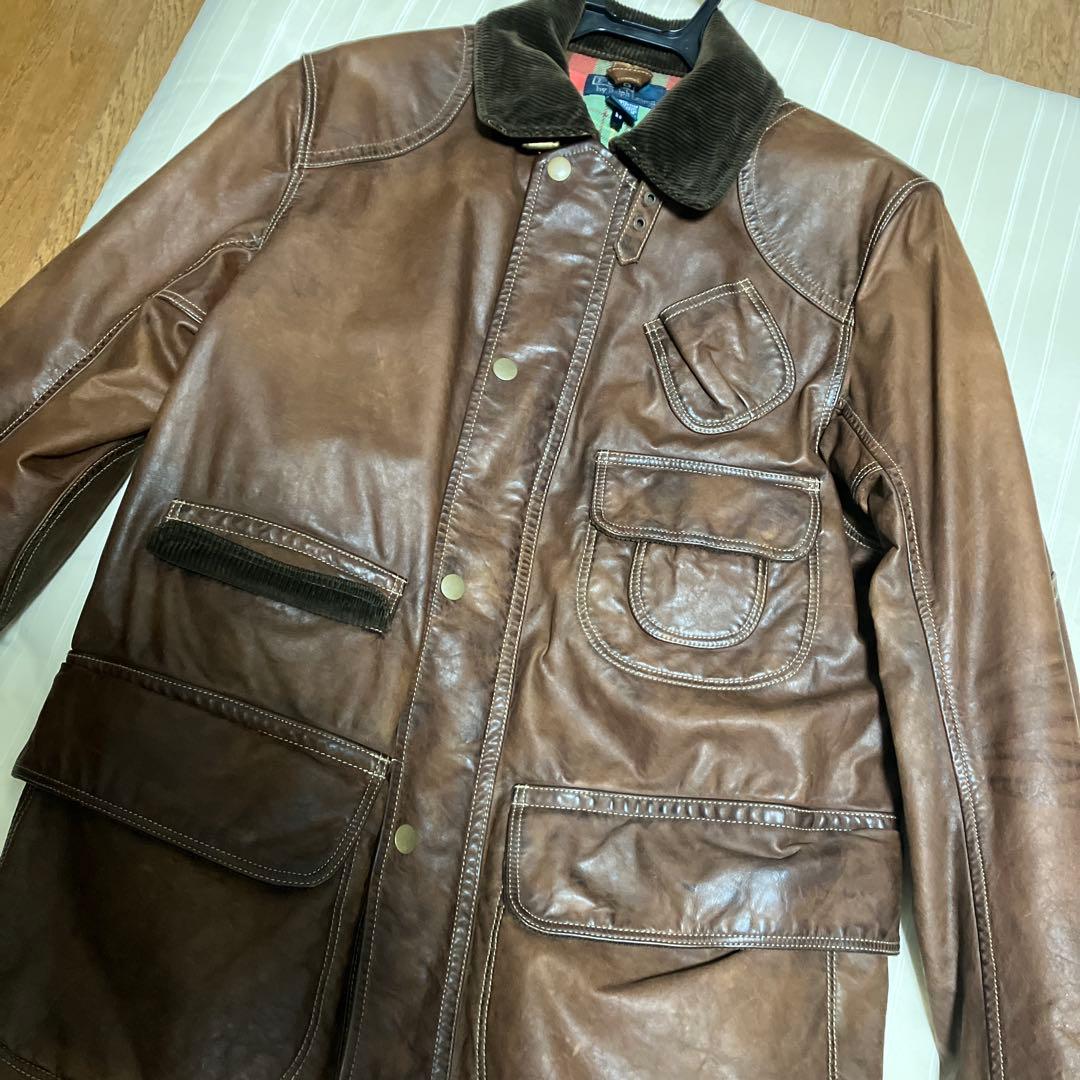90sビンテージ ラルフローレン レザーハンティングジャケット Mサイズ