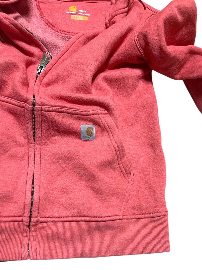 希少！ピンク Carhartt カーハート フルジップ パーカー M