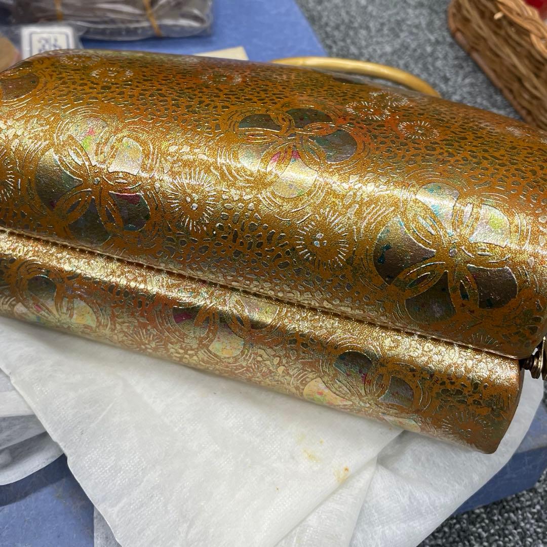 た*マ様 総牛革製品　和装草履　おとも　バッグセット　大阪高級ぞうり　高級　杏奈