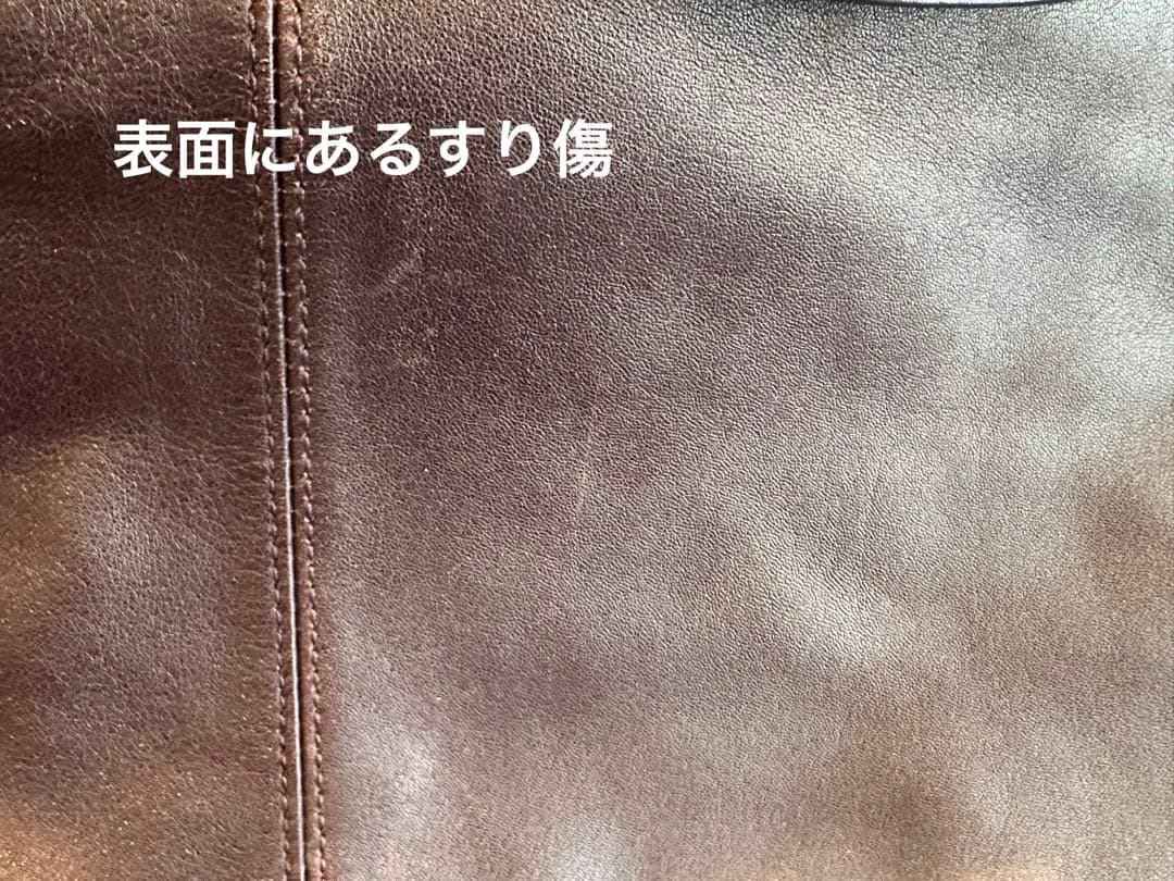 ロンシャン キュイール レザーハンドバッグ　バーガンディ