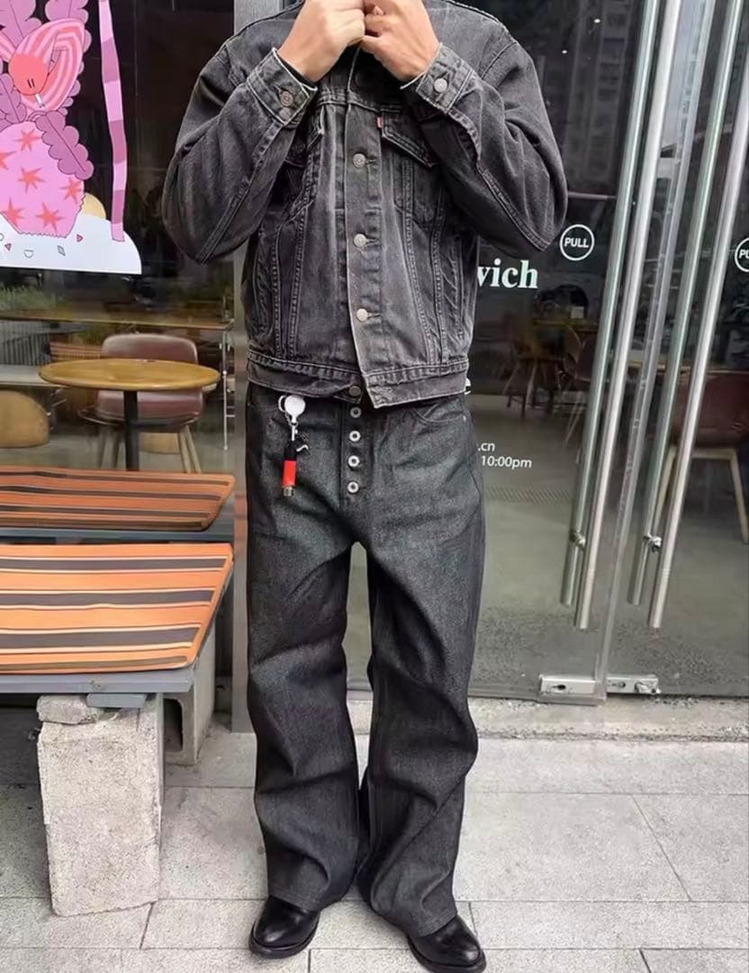 selonid Rigid Baggy Denim Lサイズ