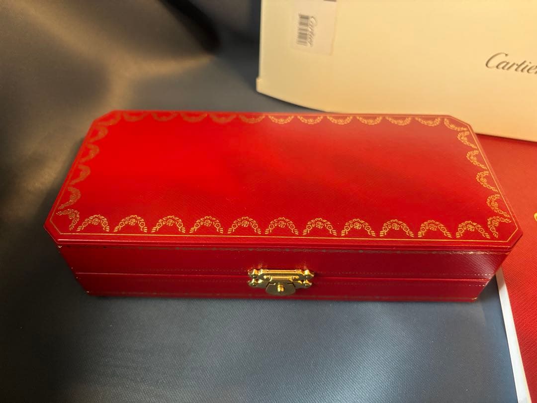 【未使用】Cartier サントス ボールペン バーガンディ 定価7.1万円