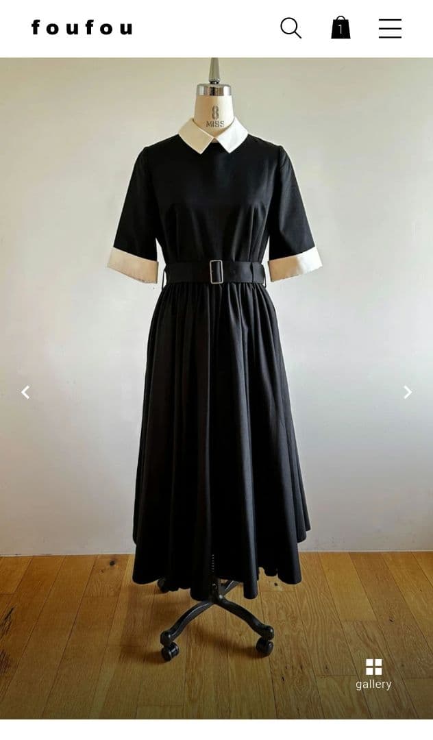 【THE DRESS #22】バイカラーワンピース