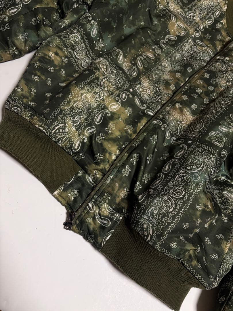 ジャケット・アウター EPTM TIE DYE BANDANA BOMBER JACKET XL