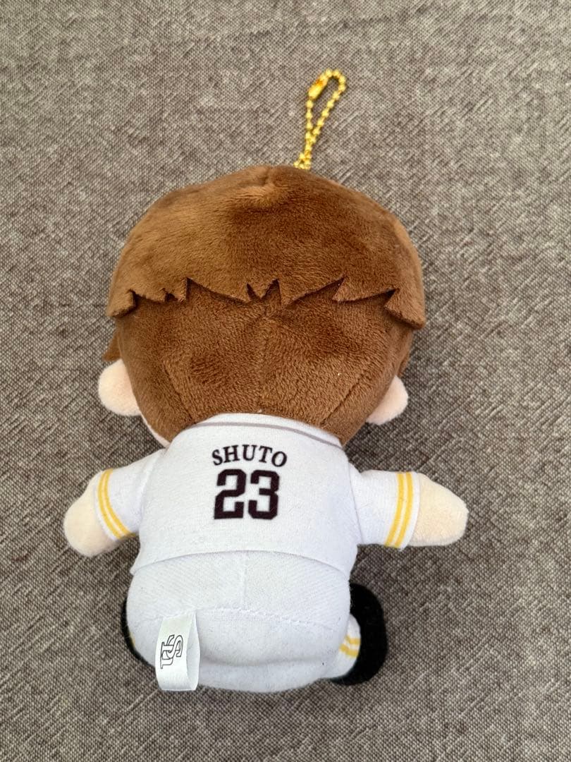 SoftBank Hawks 周東佑京選手　ぬいぐるみキーホルダー