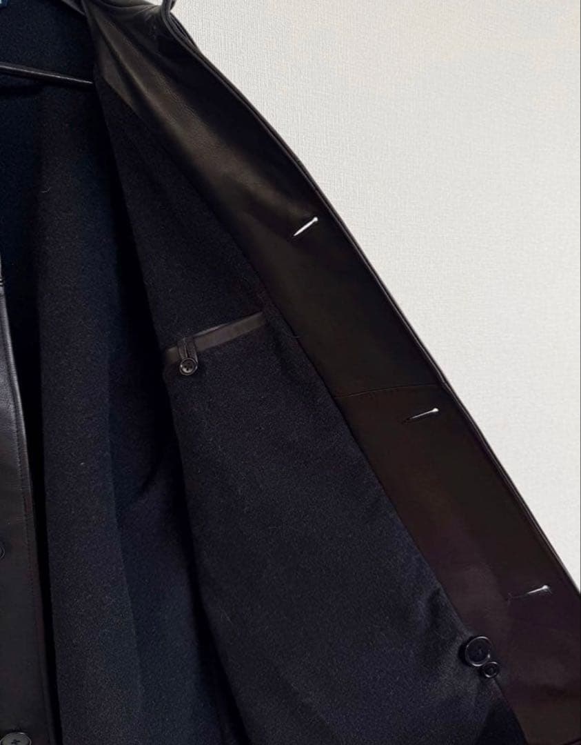 【gas】polo ralph lauren レザーカーコート