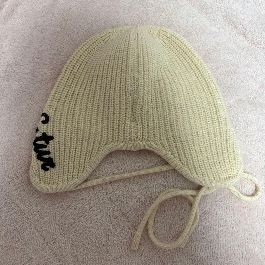 SATUR ニット帽 ビーニー CREAM