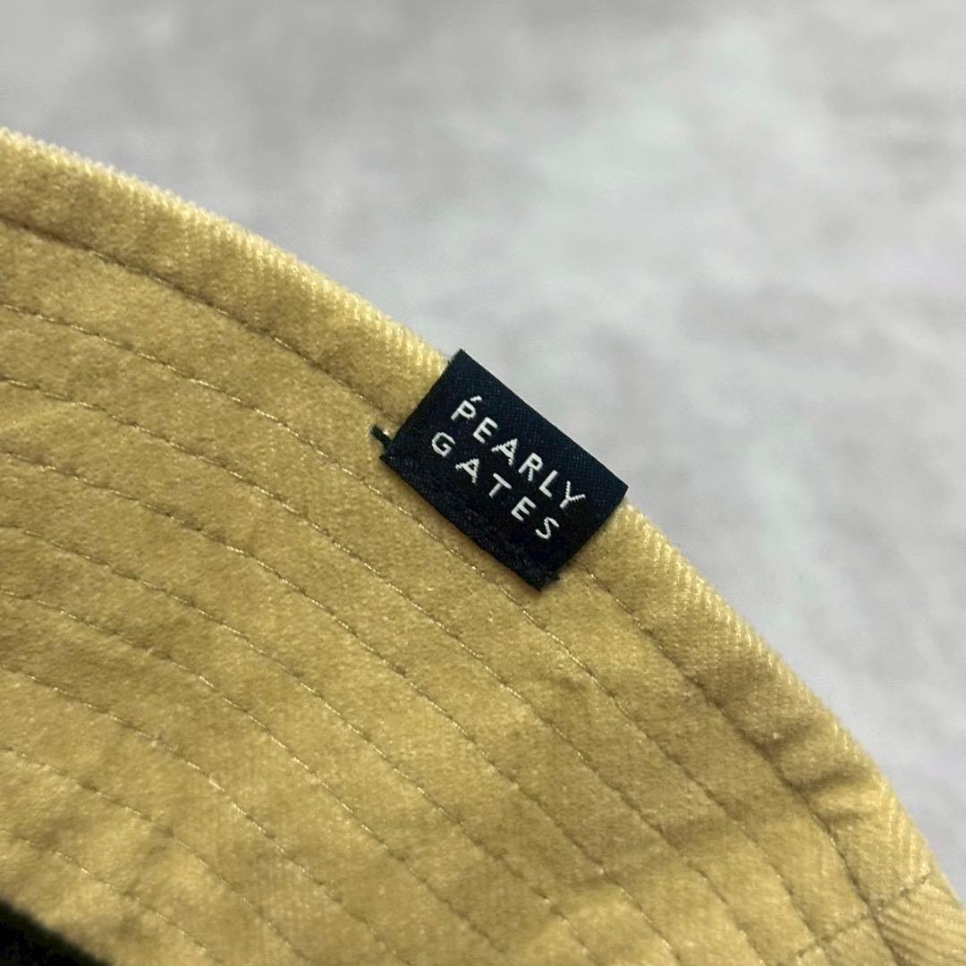 【美品】PEARLY GATES トラッドラビット ハット ベージュ
