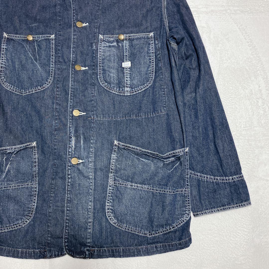 Lee デニム カバーオール 復刻 91-J 19418 ユニオンメイド 42
