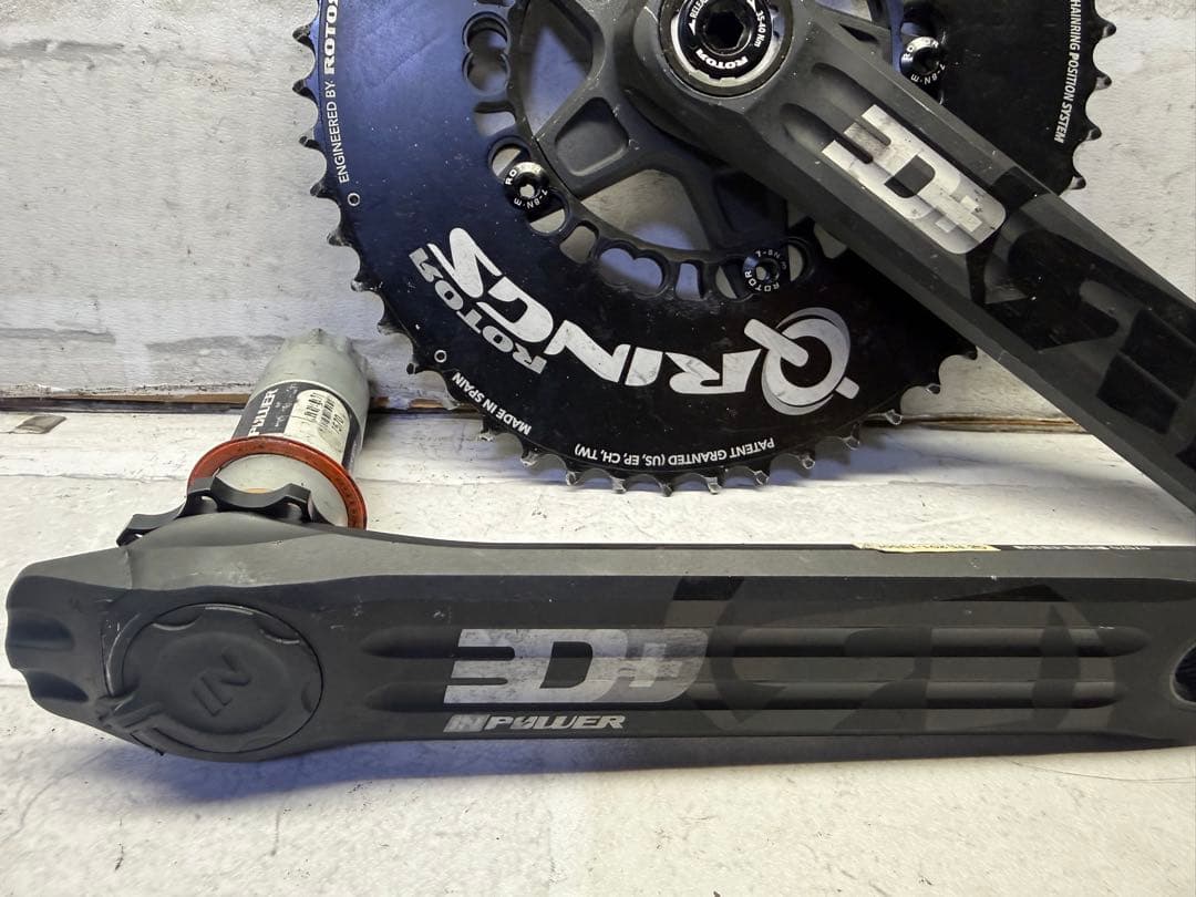 ROTOR Q-rings 3D 楕円　パワーメータークランク