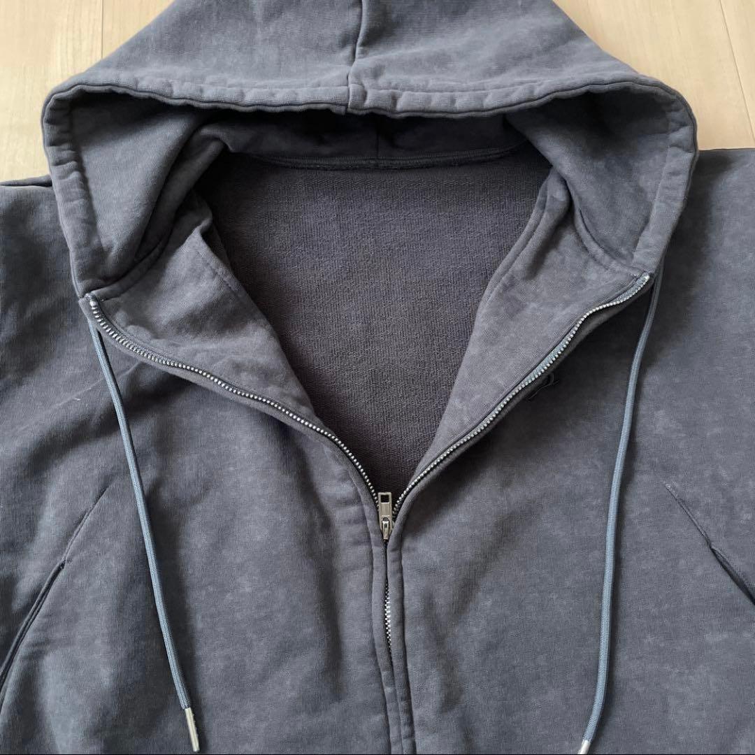 NKNIT ZIP hooded sweatshirt 厚手 ジップ パーカー