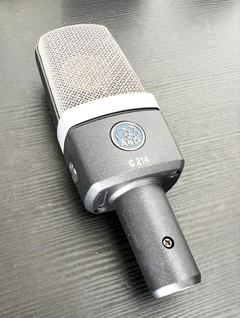 【美品】AKG C214 コンデンサーマイク 純正ケース ショックマウント