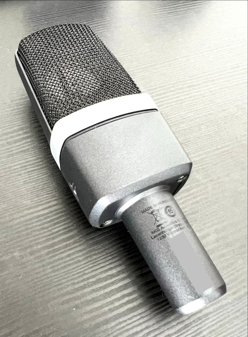 【美品】AKG C214 コンデンサーマイク 純正ケース ショックマウント