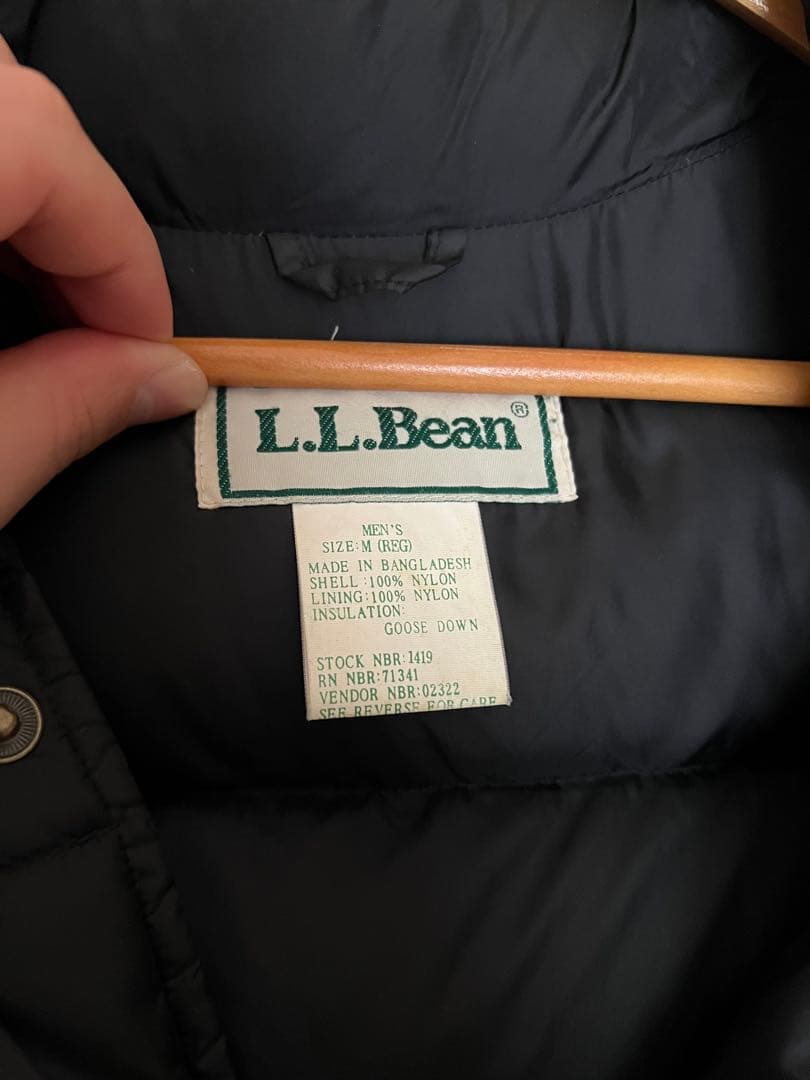 llbean ダウンジャケット　ブラック