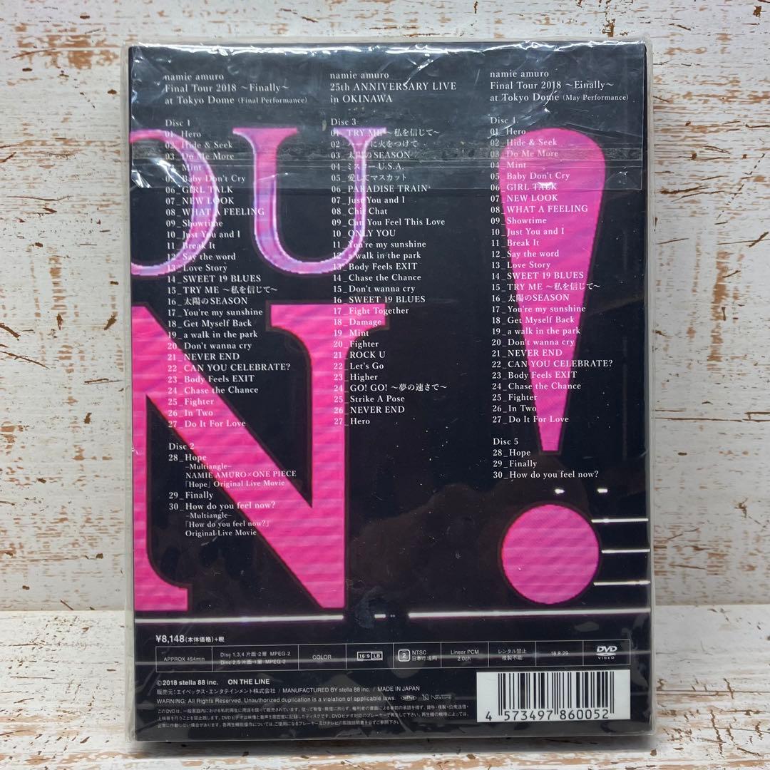 【美品】安室奈美恵 Finally 2018 Final Tour DVD