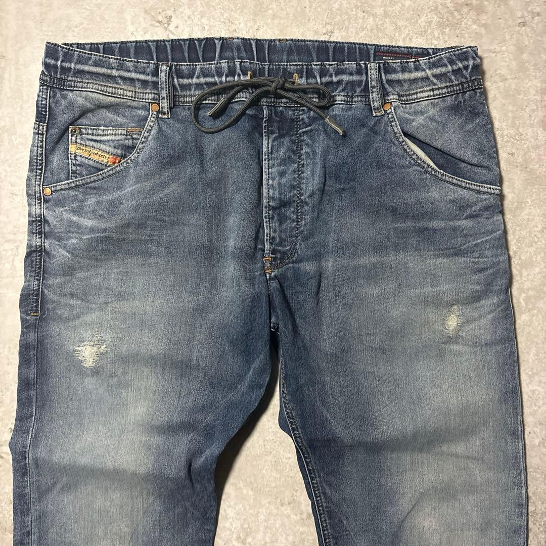 人気 DIESEL JOGGJEANS KROOLEY デニム 36 ダメージ