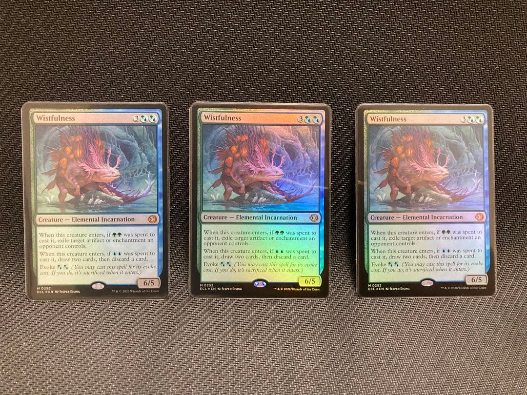 MTG 幽愁 Wistfulness (ECL) 英語Foil版 3枚セット