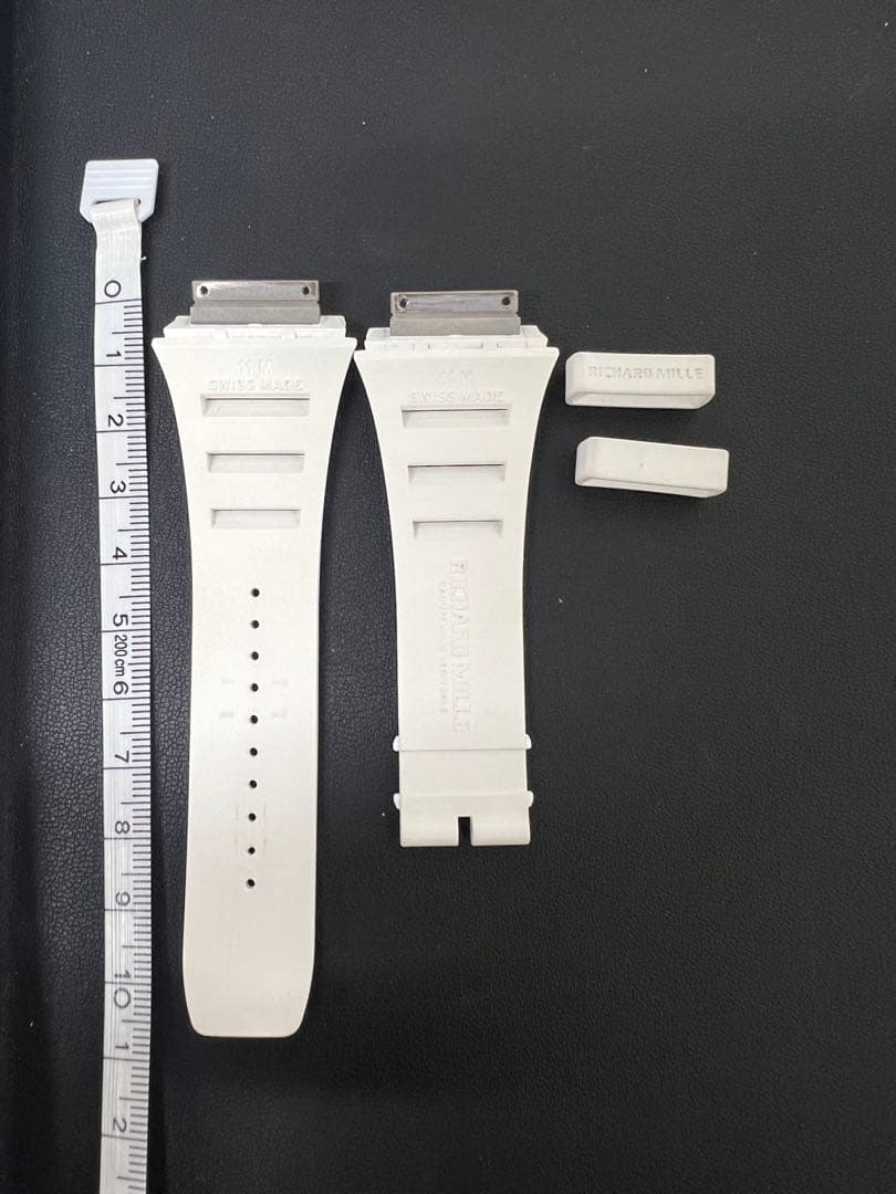 Richard Mille リシャールミル　ラバーベルト　ホワイト　11Ｍ