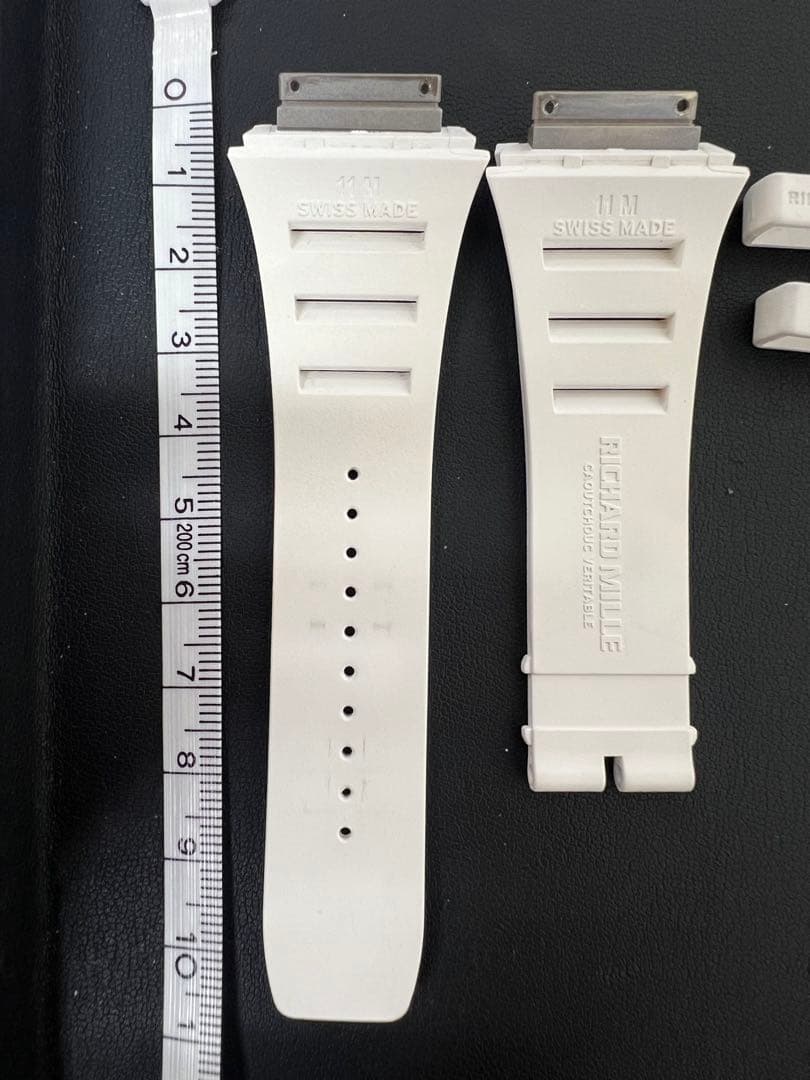 Richard Mille リシャールミル　ラバーベルト　ホワイト　11Ｍ