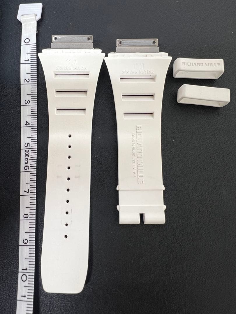 Richard Mille リシャールミル　ラバーベルト　ホワイト　11Ｍ