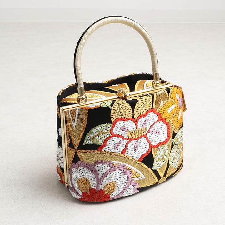【新品】世美庵 謹製 正絹 西陣織草履バッグセット 24cm 古典柄 03215